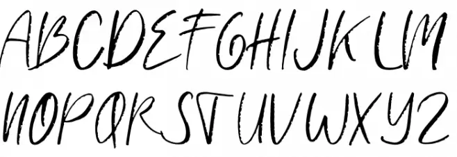 SignatureBrushRegular Шрифта ВЕРХНИЙ