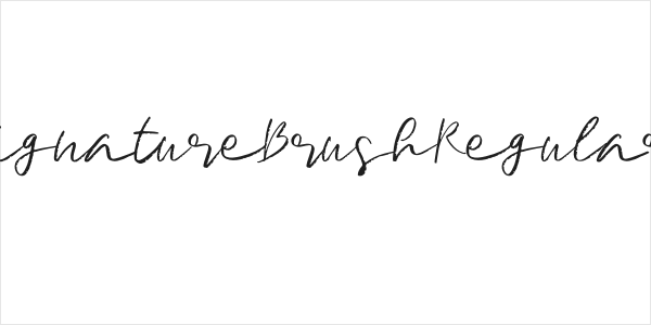 SignatureBrushRegular Logo