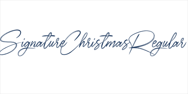 SignatureChristmasRegular Logo