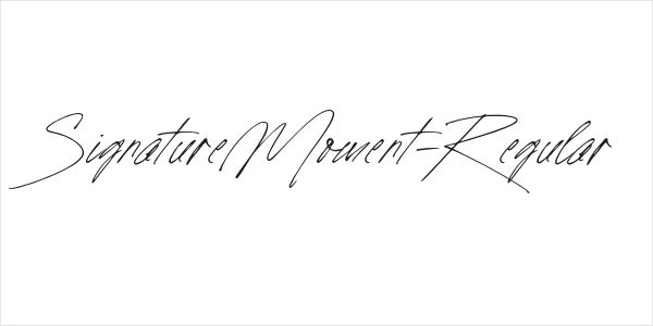 SignatureMoment-Regular Logo