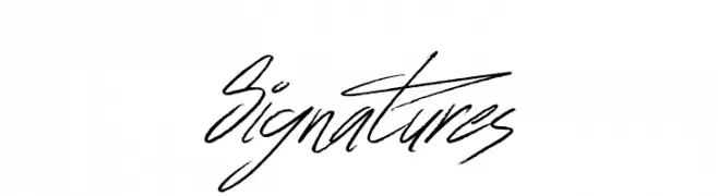Signatures  les polices de caractères gratuit tlcharger