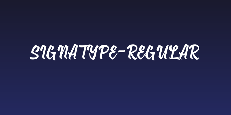 Signatype-Regular Social Header