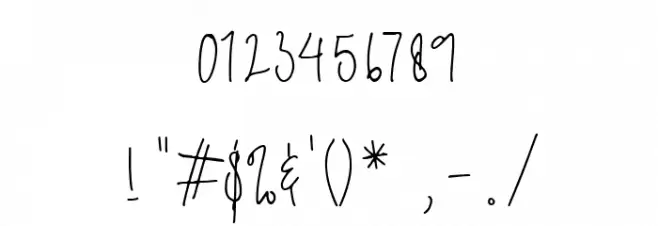 Signed خط محارف أخرى