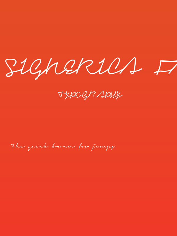 Signerica Fat Poster