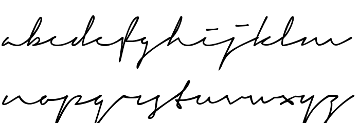Signerica Fat Font LOWERCASE