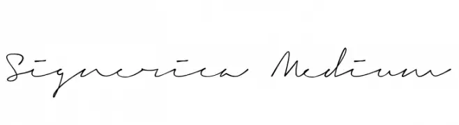 Signerica Medium  免费字体下载