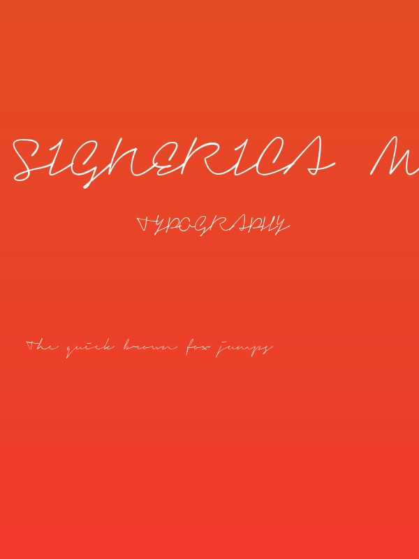 Signerica Medium Poster