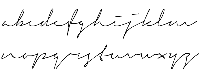 Signerica Medium Font LOWERCASE