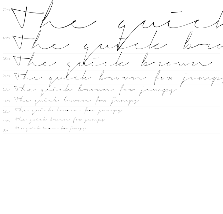 Signerica Thin Waterfall