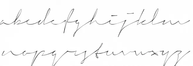 Signerica Thin Fuentes MINÚSCULAS