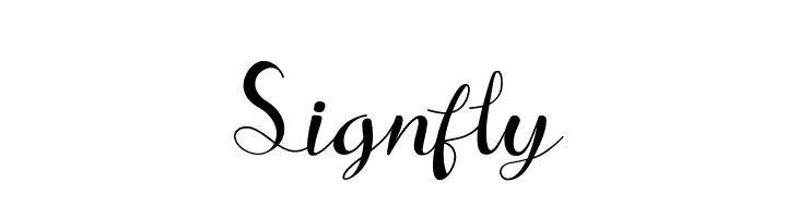 Signfly  Frei Schriftart Herunterladen