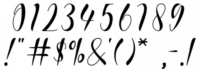 Signfly Font OTHER CHARS