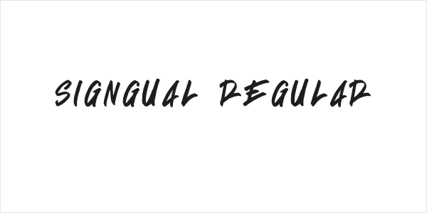 Signgual Regular Logo