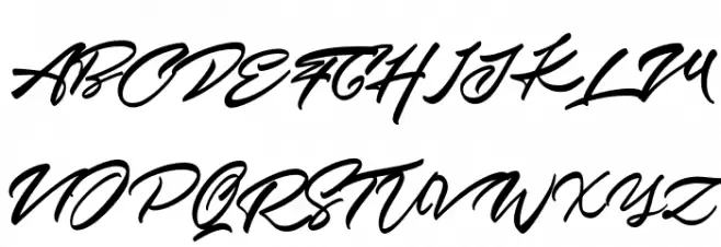 Significent फ़ॉन्ट अपरकेस