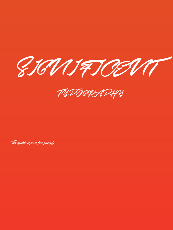 Significent Poster