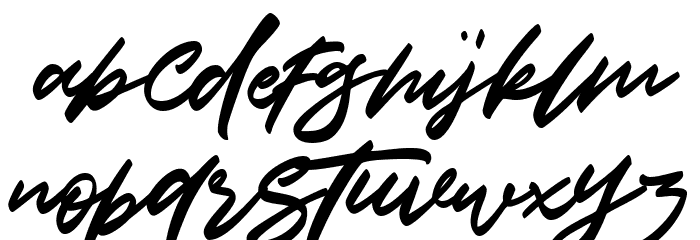 Significent Font LOWERCASE