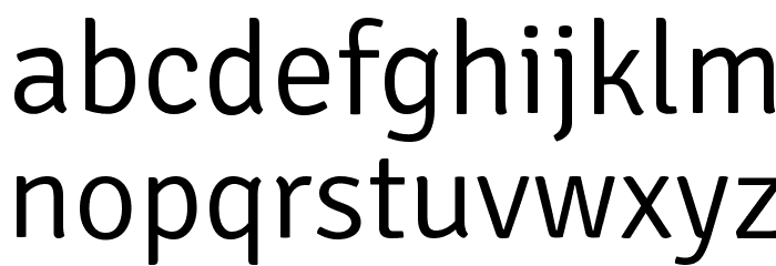 Signika Light Font LOWERCASE