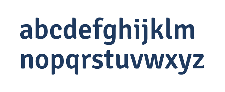 Signika Negative SemiBold Lowercase