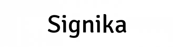 Signika  Descarca Fonturi Gratis