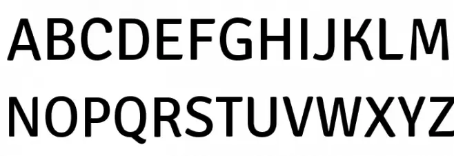 Signika Schriftart Groß