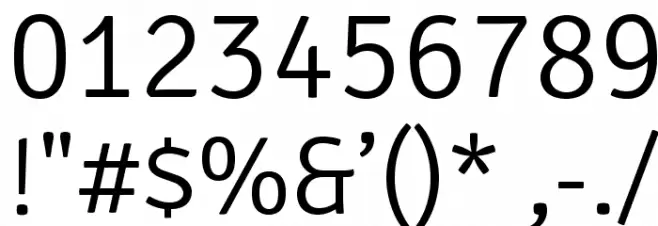 SignikaNegative-Light Font OTHER CHARS