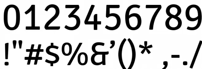 SignikaNegative-Regular Font OTHER CHARS