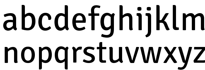 SignikaNegative-Regular Font LOWERCASE