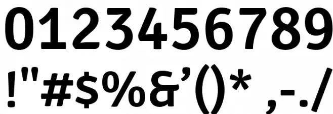 SignikaNegative-Semibold Font OTHER CHARS
