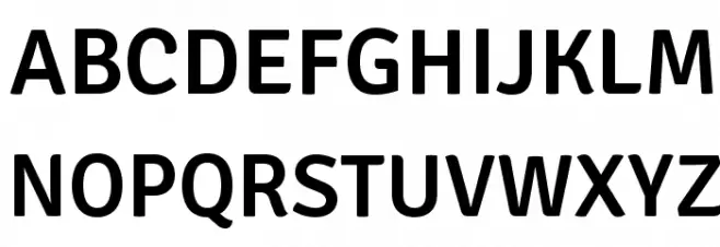 SignikaNegative-Semibold 字体 大写