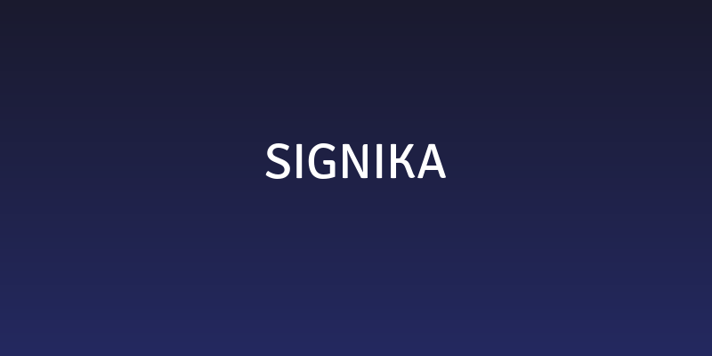 Signika Social Header