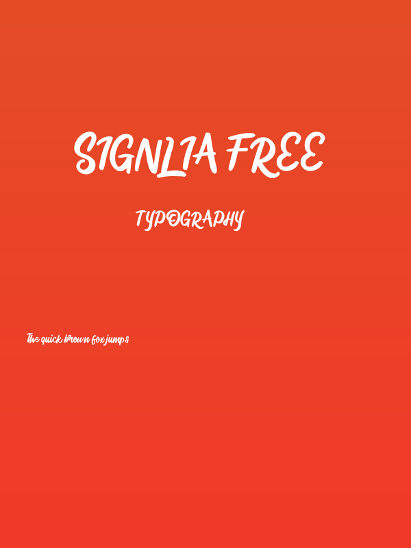 Signlia FREE Poster