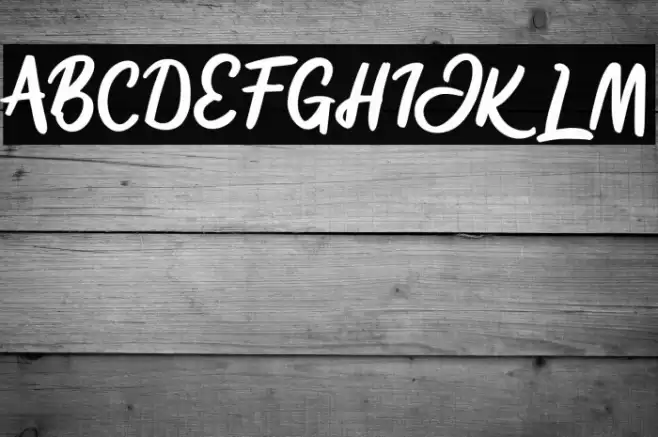 SignliaFREE Font examples