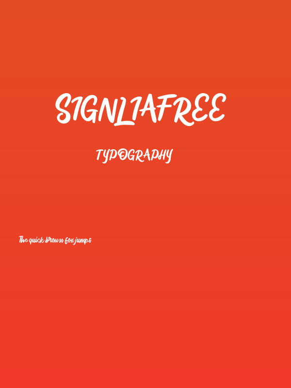 SignliaFREE Poster