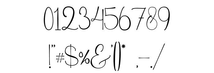 Signline Font OTHER CHARS