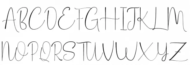 Signline 字体 大写