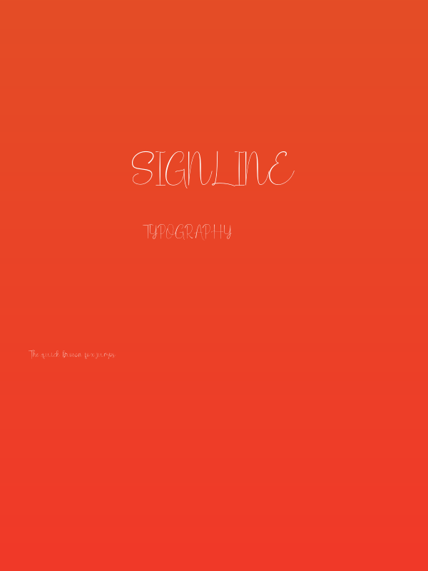 Signline Poster