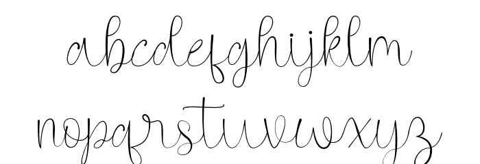 Signline Font LOWERCASE