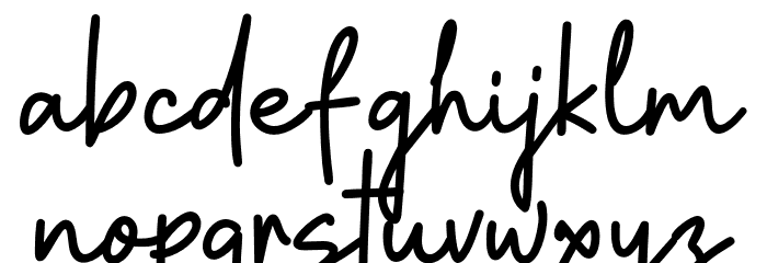Signlode フォント 小文字