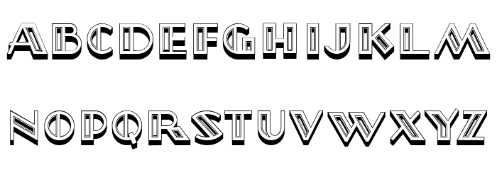 Signore in Rosso Hollow Regular Font LOWERCASE