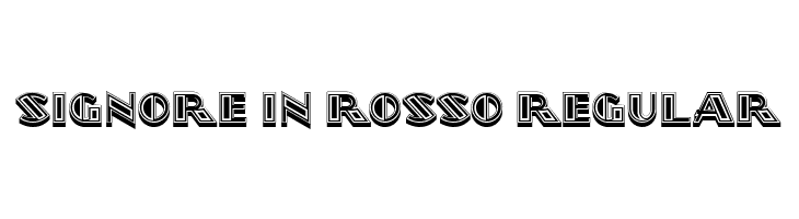 Signore in Rosso Regular  Скачать бесплатные шрифты