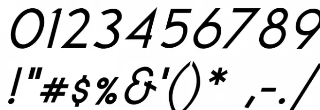 Signoria Bold Italic Font OTHER CHARS