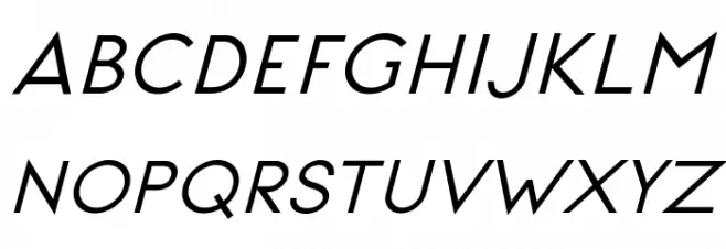 Signoria Bold Italic Schriftart Groß