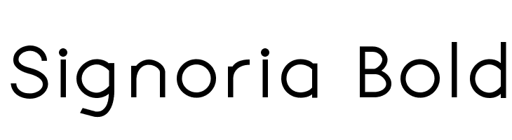 Signoria Bold  les polices de caractères gratuit tlcharger