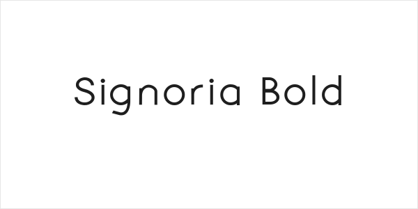 Signoria Bold Logo