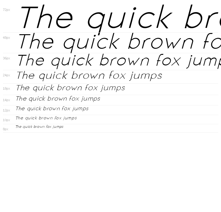 Signoria Italic Waterfall