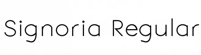 Signoria Regular  Fuentes Gratis Descargar