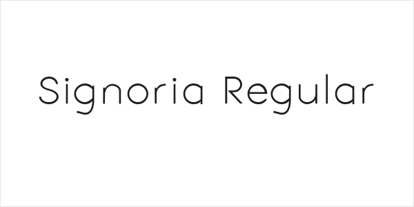 Signoria Regular Logo