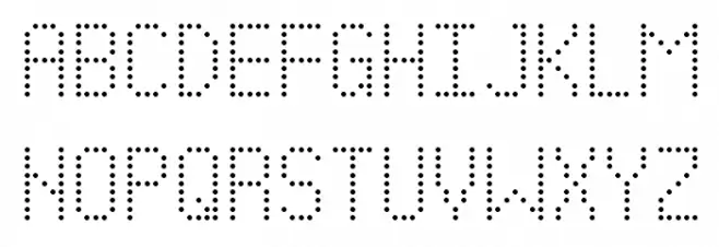 Signus Digital Round NBP フォント 大文字