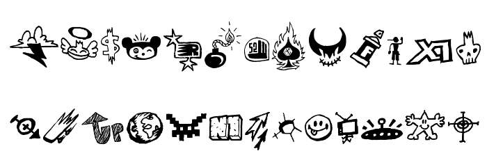 Signz Font OTHER CHARS