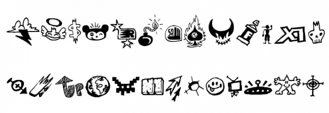 Signz 字体 大写